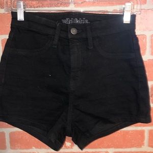 Wild Fable Black Denim Shorts